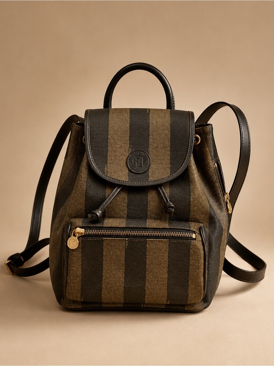Fendi Handbags - EUC FENDI PENQUIN CANVAS BACKPACK​​​​​​​​